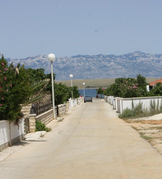 Street to the beach