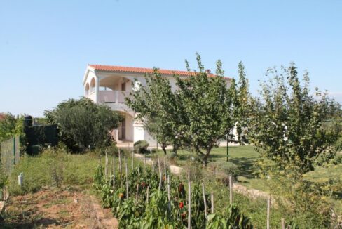 Garden and house