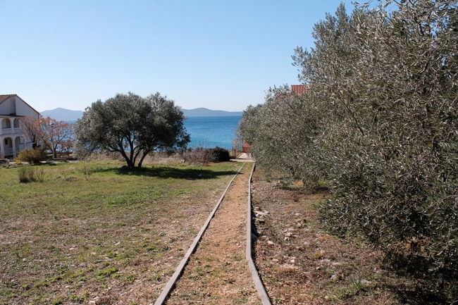 Fußweg zum Meer